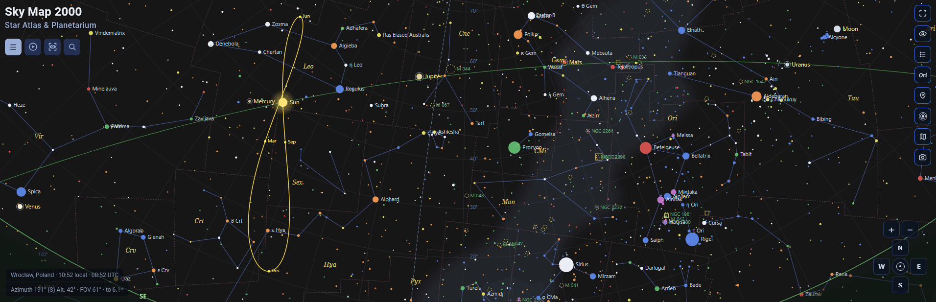 Sky Map 2000 - Star Atlas & Planetarium